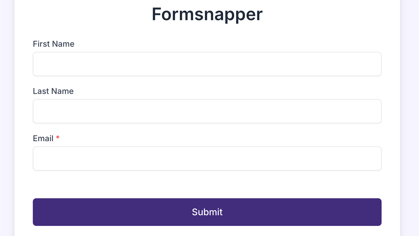 Real-time form capture